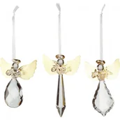 Ozdoby bożonarodzeniowe - Zestaw 3 zawieszek-aniołów Winter Collage Accessories Villeroy & Boch - miniaturka - grafika 1
