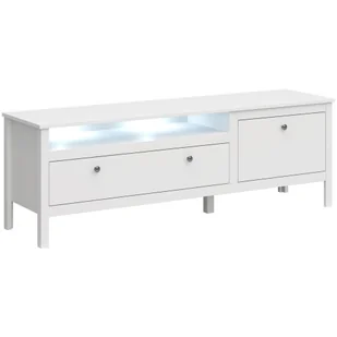 Biała Podświetlana Szafka Rtv P9-B94 - Szafki RTV - miniaturka - grafika 1