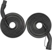 Ładowarki do samochodów elektrycznych - Samozwijający się kabel do ładowania Typu 2, do 22 kW, 7 m, czarny - miniaturka - grafika 1