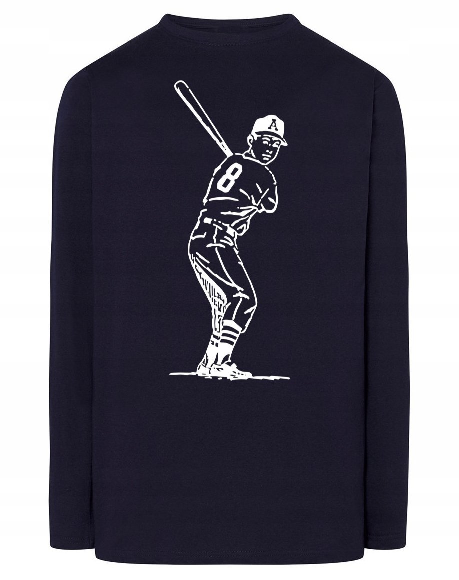 Longsleeve męski nadruk GRACZ BASEBALL r.L