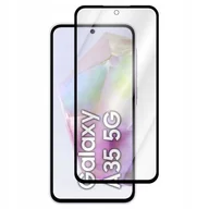 Szkła hartowane na telefon - 9H Szkło Do Samsung Galaxy A35 5G I A55 5G Full 6D Cf Hartowane Czarne Szkiełko Ochronne Szybka Hartowana Na Ekran - miniaturka - grafika 1