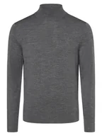 Swetry męskie - Calvin Klein - Męski sweter z wełny merino, szary - miniaturka - grafika 1