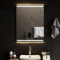 Lustra - vidaXL Lustro łazienkowe z LED, 60x80 cm - miniaturka - grafika 1