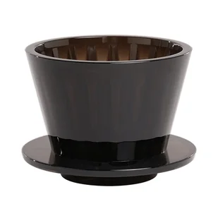 Plastikowy dripper Timemore Crystal Eye B75 - Czarny - Zaparzacze i kawiarki - miniaturka - grafika 1