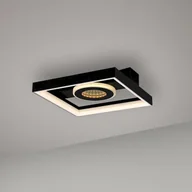 Lampy sufitowe - Paul Neuhaus lampa sufitowa LED Traforo, długość 25 cm, czarna - miniaturka - grafika 1