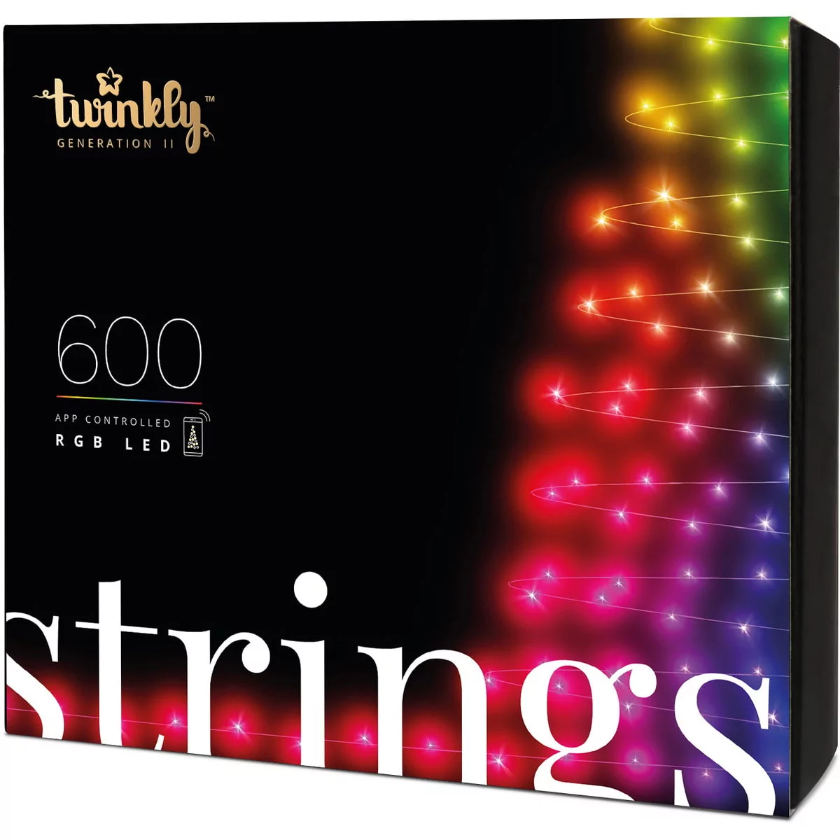 Twinkly Twinkly strings 600L 4,3mm RGB | TWS600STP-BEU