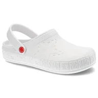 Moda i Uroda OUTLET - Big Star, Klapki, II275003 Biały, rozmiar 38 - miniaturka - grafika 1
