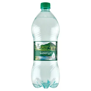 Carrefour Extra Sudety+ Naturalna woda mineralna gazowana 1 l - Woda - miniaturka - grafika 1