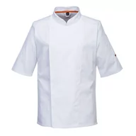 Odzież robocza - Bluza szefa kuchni MeshAir Pro S/S Biały S - miniaturka - grafika 1
