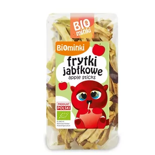 Biominki Frytki Jabłkowe BIO 50g - - Przekąski dla dzieci - miniaturka - grafika 1