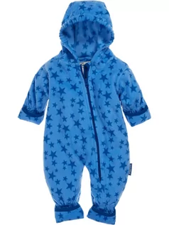 Śpiochy dla niemowląt - Playshoes Kombinezon polarowy w kolorze niebieskim - grafika 1