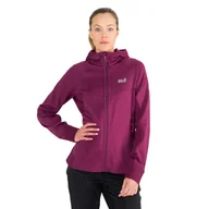 Odzież trekkingowa damska - Bluza polarowa damska Jack Wolfskin Hydro Grid Fleece - miniaturka - grafika 1