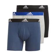 Moda i Uroda OUTLET - adidas Logo Briefs 3Pac bokserki 017 : Rozmiar - S - miniaturka - grafika 1