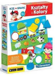Uczę się bawiąc. Kształty i kolory - Clementoni - Zabawki kreatywne - miniaturka - grafika 1