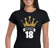 Koszulki i topy damskie - Koszulka Damska Prezent Na 18 Urodziny Lat R.S Y4 - miniaturka - grafika 1