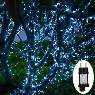 Oświetlenie świąteczne - Yakimz 100m wróżki LED lampki choinkowe wodoodporne oświetlenie świetlne, ColdWhite - miniaturka - grafika 1