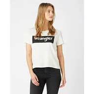 Koszulki i topy damskie - Wrangler damska koszulka z logo - miniaturka - grafika 1