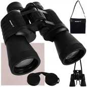 Lornetki - Lornetka Myśliwska Wojskowa Szklana Optyka +10X Zoom + Torba Na Ramie Pasek - miniaturka - grafika 1