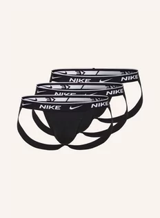 Majtki damskie - Nike Figi Everday Cotton Stretch, 3 Szt. schwarz - grafika 1