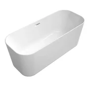 Wanny - Villeroy & Boch Finion Wanna wolnostojąca 170x70 cm kolor zewnętrzny do wyboru/kolor wewnętrzny biały połysk odpływ i przelew chrom UBQ177FIN7N1BCV301 - miniaturka - grafika 1