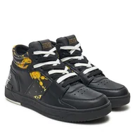 Sneakersy męskie - Sneakersy Versace Jeans Couture 77YA3SJ7 Czarny - miniaturka - grafika 1
