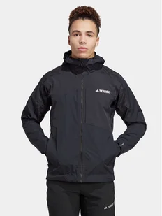 adidas Kurtka outdoor Terrex Xperior HN2912 Czarny Slim Fit - Odzież trekkingowa męska - miniaturka - grafika 1