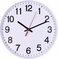 Zegary - Donau Zegar ścienny DONAU, plastikowy, 34cm, biały - miniaturka - grafika 1