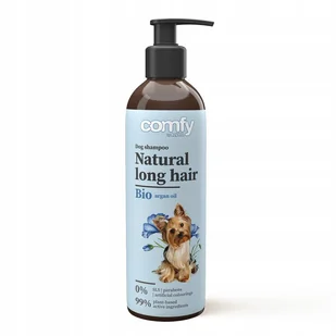 COMFY Shampoo Natural Long Hair 250 ml - szampon dla długiej sierści - Szampony i odżywki dla psów - miniaturka - grafika 1