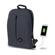 Plecaki - Antracytowy plecak z portem USB My Valice GALAXY Smart Bag - miniaturka - grafika 1
