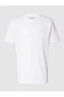 Koszulki męskie - T-shirt o kroju regular fit z czystej bawełny model COLMAN - Selected Homme - miniaturka - grafika 1