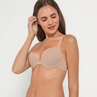 Biustonosze - Sinsay - Biustonosz push-up - Kremowy - miniaturka - grafika 1