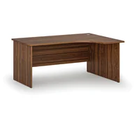 Biurka - Biurko narożne PRIMO WOOD, 1600 x 1200 mm, prawe, orzech - miniaturka - grafika 1