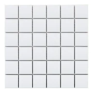 Płytki ceramiczne - Mozaika Kiel White Ceramic Mat 30.3 X 30.3 Artens - miniaturka - grafika 1