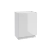 Szafki kuchenne - Szafka kuchenna stojąca PARMA B60 1D0S DSM biała - miniaturka - grafika 1