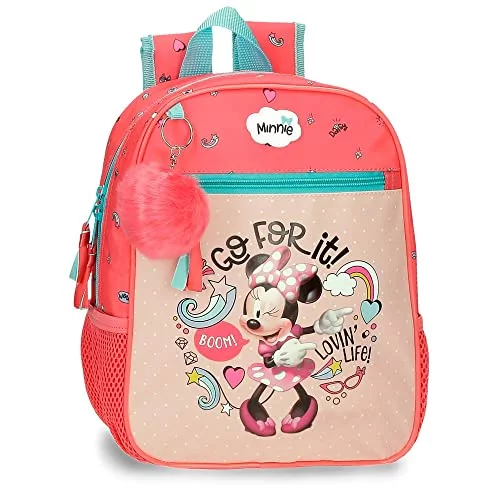 Disney Minnie Lovin Life plecak przedszkolny wielokolorowy 23 x 28 x 10 cm mikrofibra 6,44 l, kolorowy, plecak przedszkolny, kolorowy, plecak przedszkolny