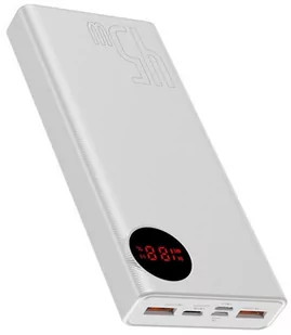 Baseus Mulight Power Bank 20000mAh Quick Charge 3.0 Power Delivery 3.0 Huawei SCP 45W Biały PPMY-A02 - Powerbanki - miniaturka - grafika 1