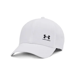 Męska Czapka z daszkiem UNDER ARMOUR M ISO-CHILL ARMOURVENT ADJ 1383440-100 – Biały - Czapki męskie - miniaturka - grafika 1