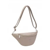 Torebki damskie - Beżowa Torebka Saszetka Damska Nerka LUIGISANTO Przez Ramię Praktyczna - miniaturka - grafika 1