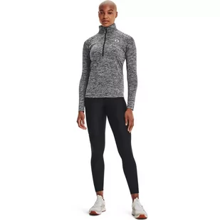 Koszulka damska Under Armour NEW TECH 1/2 ZIP - TWIST - Koszulki sportowe damskie - miniaturka - grafika 4