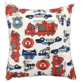 Pościel dla dzieci - Poszewka 40x40 1111E Straż Pożarna Policja Police obustronna - miniaturka - grafika 1