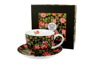 Filiżanka do kawy i herbaty porcelanowa ze spodkiem DUO WZÓR KRAKOWSKI 470 ml - Filiżanki - miniaturka - grafika 1