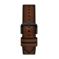 Akcesoria do zegarków - Brązowy pasek do zegarka / smartwatcha Fossil Everett 18 mm FS6108 ★ % SALE % ★ Kup teraz, zapłać za 30 dni GRATIS WYSYŁKA ZWROT DO 365 DNI - miniaturka - grafika 1