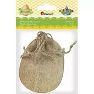 Decoupage - Titanum Drewniana zawieszka jajko 7 x 9 cm 6 szt. - miniaturka - grafika 1