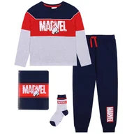 Notesy i bloczki - Zestaw prezentowy z piżamą i notesem dla chłopca MARVEL 8-9lat 134 cm - miniaturka - grafika 1