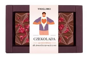 Czekolada mleczna z żurawiną Dzień Mężczyzn Vroclinki - Czekolada - miniaturka - grafika 1