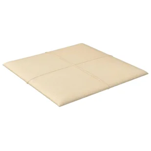 Panele ścienne, 12 szt., kremowe, 30x30 cm, tkanina, 1,08 m² - Panele ścienne i boazeria - miniaturka - grafika 5