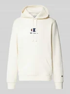 Koszulki męskie - Bluza z kapturem z wyhaftowanym logo - miniaturka - grafika 1