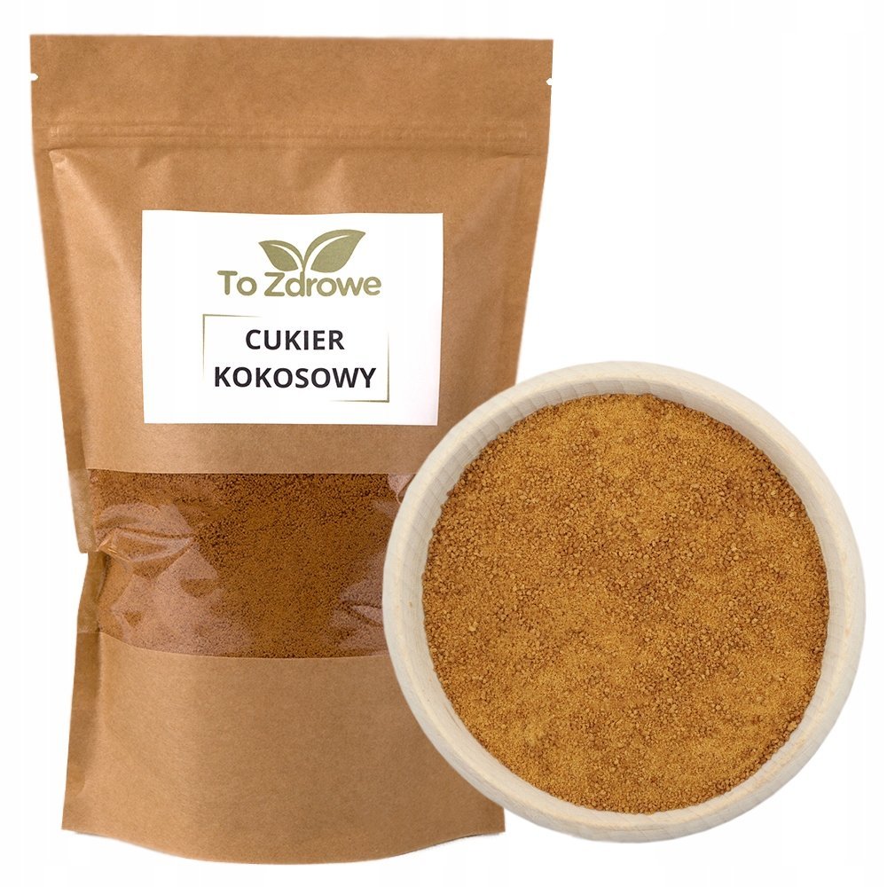 CUKIER KOKOSOWY 1kg naturalny zdrowy zamiennik cukru To Zdrowe