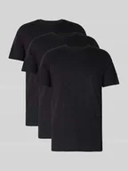 Koszulki męskie - T-shirt o kroju regular fit z czystej bawełny w zestawie 3 szt. - miniaturka - grafika 1