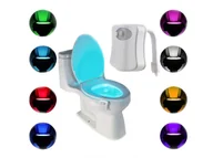 Gadżety do domu - UPOMINKARNIA Podświetlanie WC lampka LED z czujnikiem GW1074-0 - miniaturka - grafika 1